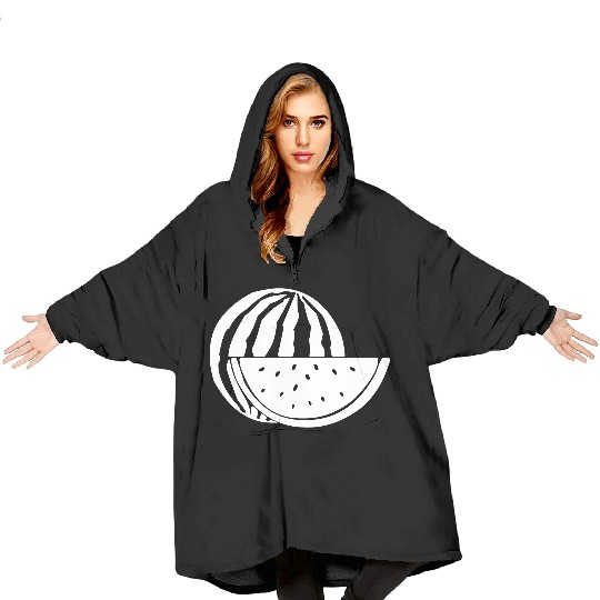 A Sweet Watermelon Blanket Hoodies