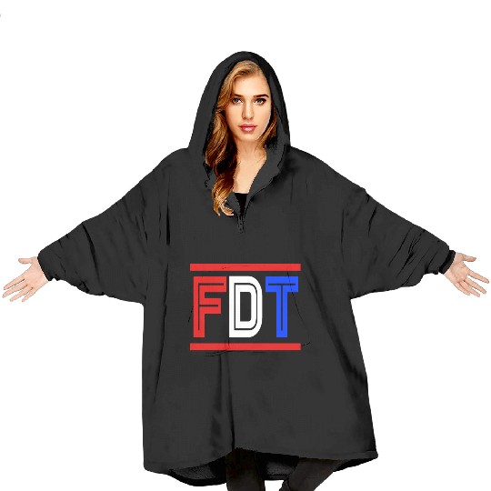 Biden Kamala Funny Anti Trump FDT Donald Trump Blanket Hoodies