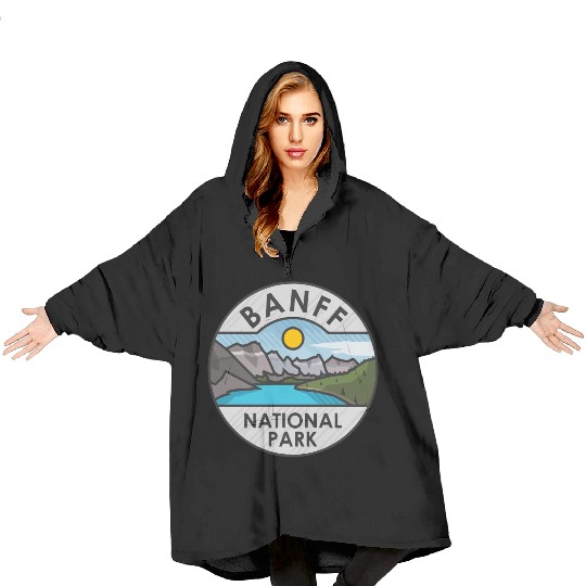 Banff National Park Blanket Hoodies