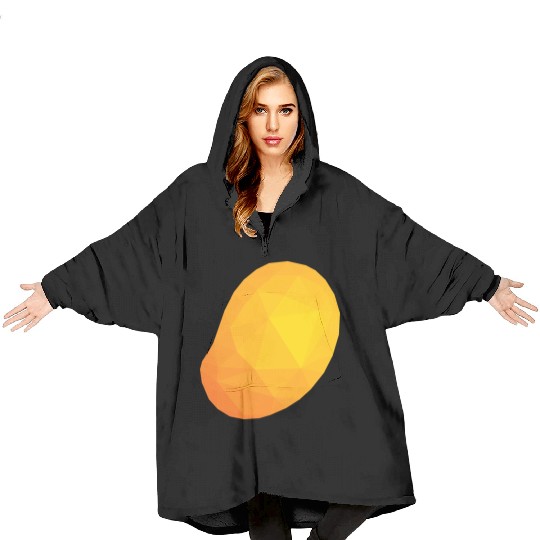 Mango Low Poly Blanket Hoodies
