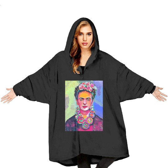 Frida Kahlo Blanket Hoodies