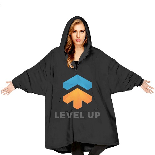 level up Blanket Hoodies