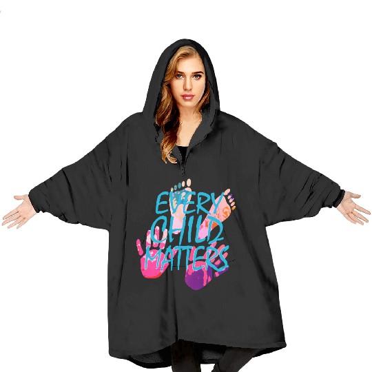 Every Child Matters Colored Blanket Hoodies