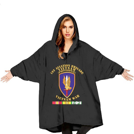Army - 1st Aviation Brigade (Provisional) - Vietna Blanket Hoodies