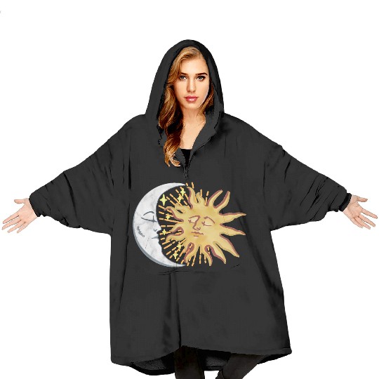 Sun and Moon Blanket Hoodies