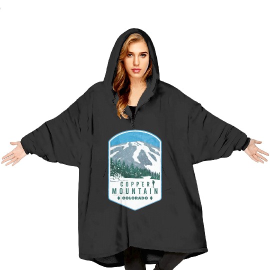Copper Mountain Colorado Ski Blanket Hoodies
