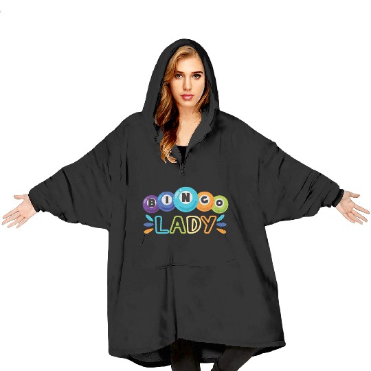 Bingo Card Game Grandma Bingo Player Bingo Cards Blanket Hoodies