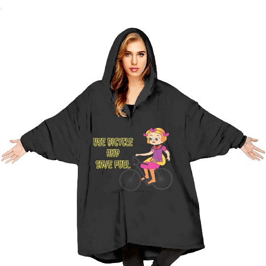 bicycle best design new design Blanket Hoodies