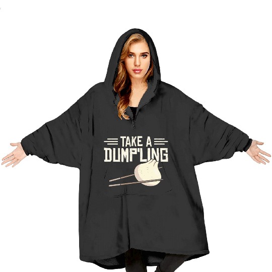 Dumpling Asian Food Chinese Food Fan Blanket Hoodies