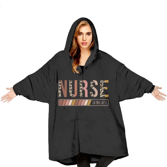Nurse Loading Nurse In Progress Future Nurse Blanket Hoodies