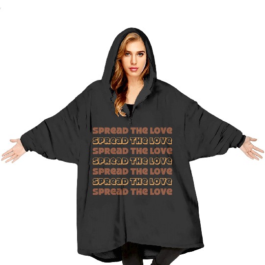 Spread the Love Blanket Hoodies