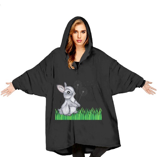 Bunny Name Gift Noah Blanket Hoodies