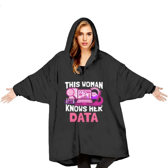 Data Science Scientist Engineer Blanket Hoodies