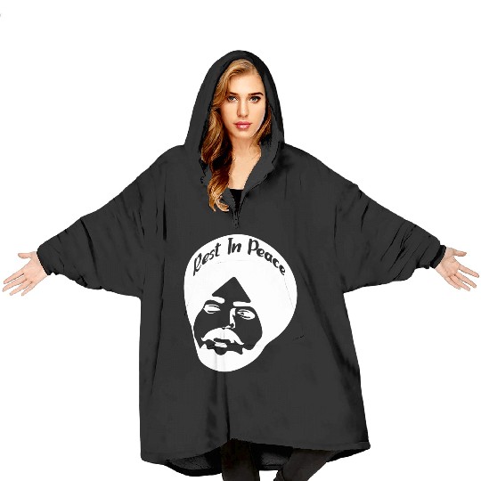 Rest in peace Sidhu Moose Wala rip Blanket Hoodies