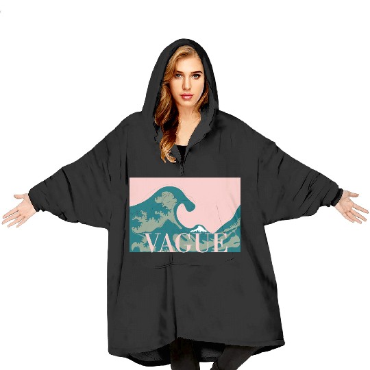 La Grande Vague - The Great Wave Blanket Hoodies