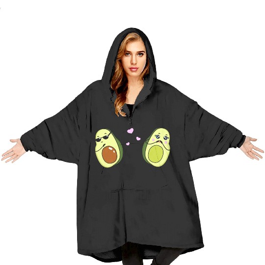 You complete me - Avocado <3 Blanket Hoodies