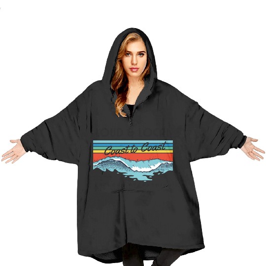 Loud & Local Beach Retro Classic Blanket Hoodies