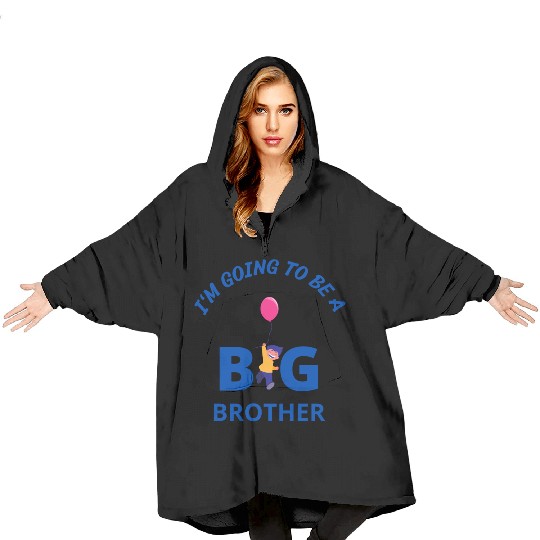 i am going to be a big brother Blanket Hoodies