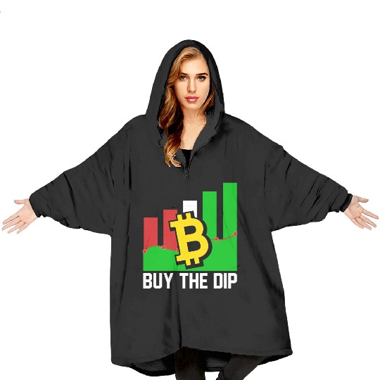 Buy The Dip Blockchain Bitcoin SVG Blanket Hoodies
