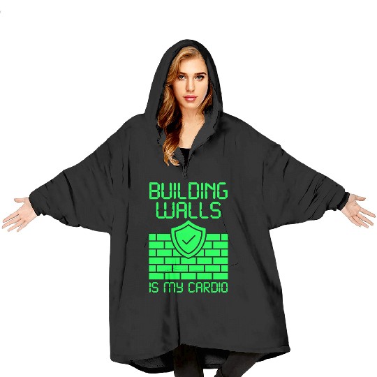 Cyber Security Firewall Data Protection Blanket Hoodies