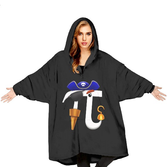 PI Day Pirate Blanket Hoodies Math Geek Gift Men Women