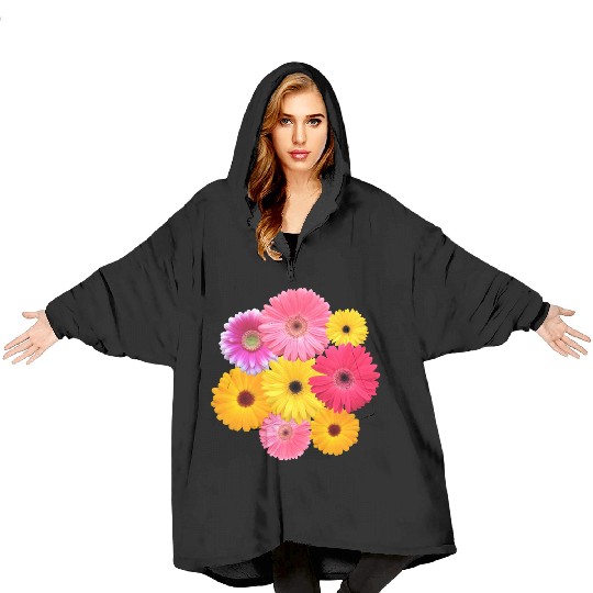 gerbera flower, daisies, gerberas, daisy blooms Blanket Hoodies