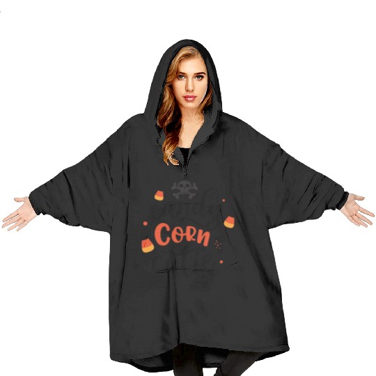 Candy Corn Cutie Halloween Holiday Blanket Hoodies