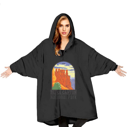 Bryce Canyon National Park Utah Blanket Hoodies