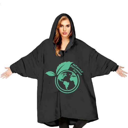 World Environment Day Blanket Hoodies