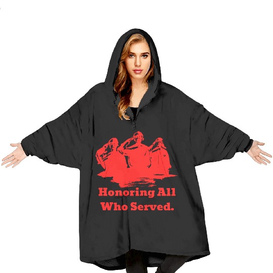 Thank You Veterans l Veterans Day Gift Idea Blanket Hoodies