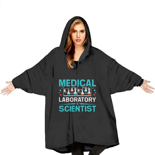 Medical laboratory scientist Blanket Hoodies
