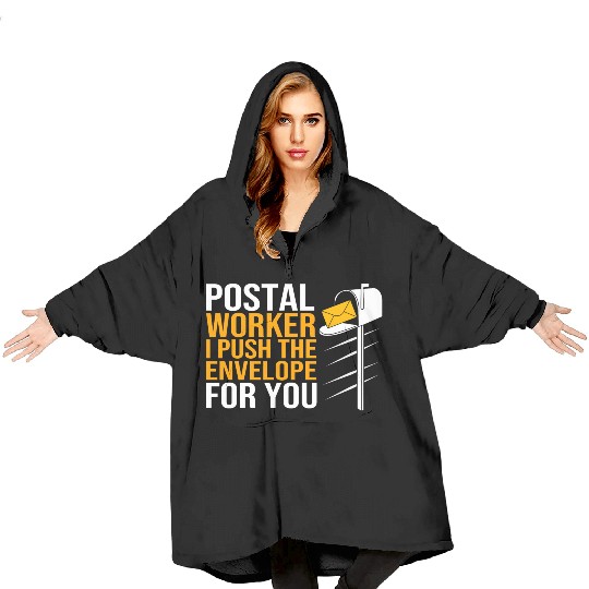Postman Mailman Funny Postal Worker Blanket Hoodies