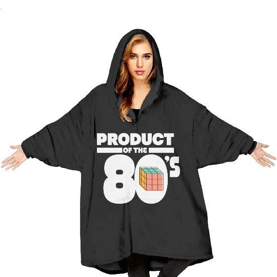 Product of the 80s 1980s Retro Vintage Cube Toy Blanket Hoodies