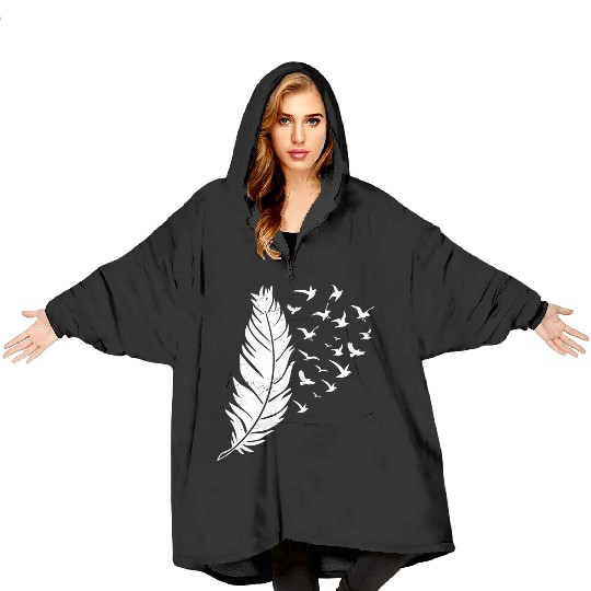 Bird Lover Birdwatching Bird Whisperer Blanket Hoodies