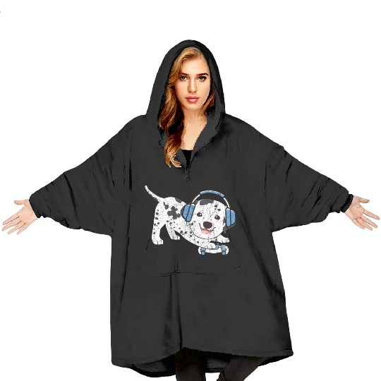 Video Game Player Paw Puppy Breeder Dalmatian Dog Blanket Hoodies