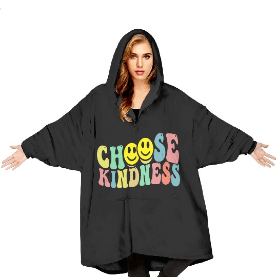 Choose Kindness - Rainbow Love Tolerance Gay LGBT Blanket Hoodies