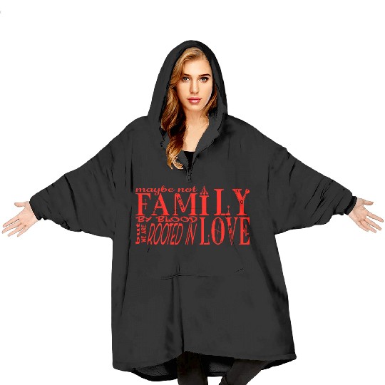 This Family Is Rooted In Love - Red Blanket Hoodies