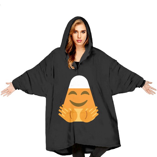 Hug Hugging Candy Corn Halloween Costume Blanket Hoodies
