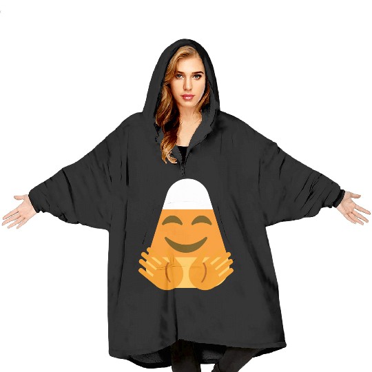 Hug Hugging Candy Corn Halloween Costume Blanket Hoodies