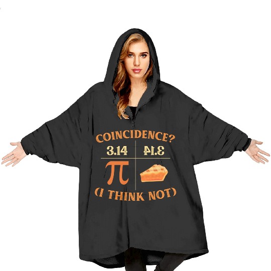 Funny Pi Day Match Teacher Geek Science Blanket Hoodies