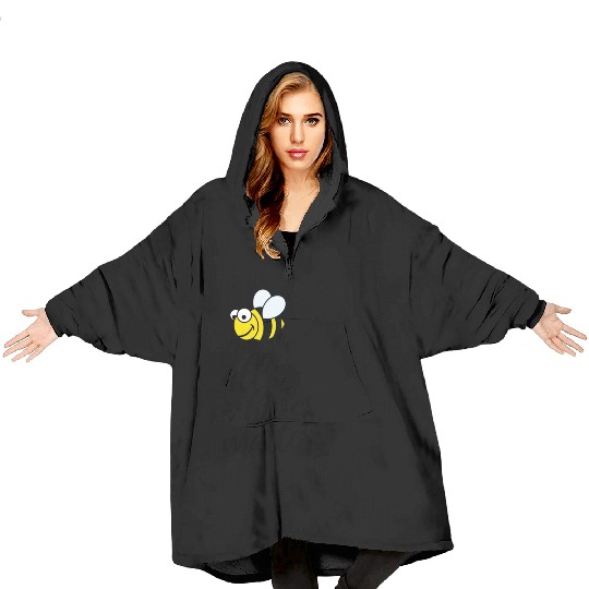 Save The Bees Earth Day Blanket Hoodies