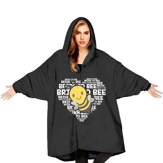 Bride To Bee Funny Engagement Future Wife Gift Blanket Hoodies