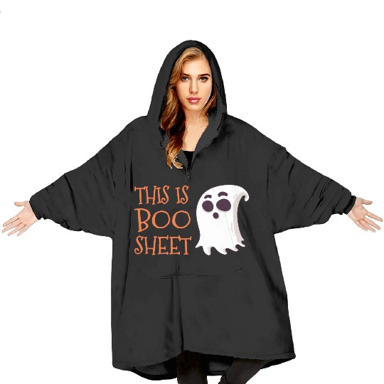 This is Boo Sheet Boo Halloween Costume Ghost Blanket Hoodies