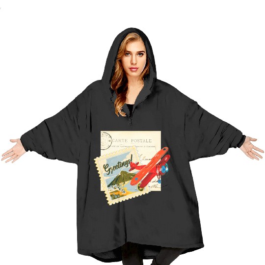 POSTAL CARD 4700x4700 Blanket Hoodies