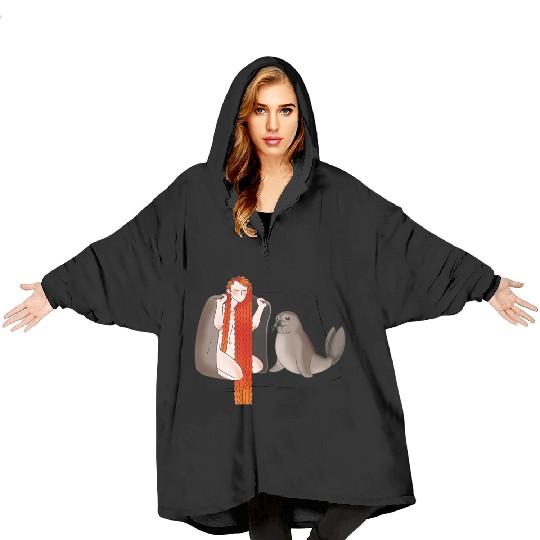 Selkie and Seal Blanket Hoodies
