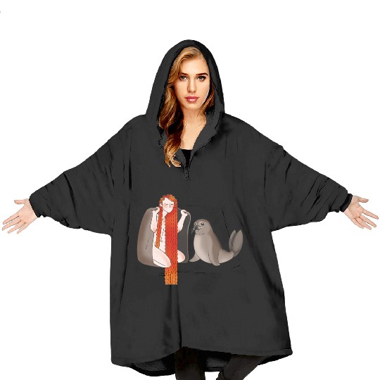 Selkie and Seal Blanket Hoodies
