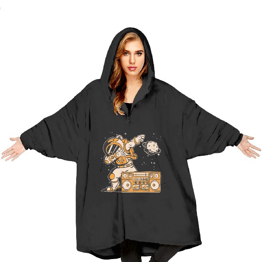 Astronomy Music Lover Radio Space Moon Universe Blanket Hoodies