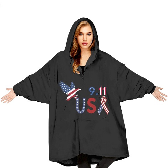 Patriot Day 9.11 Blanket Hoodies