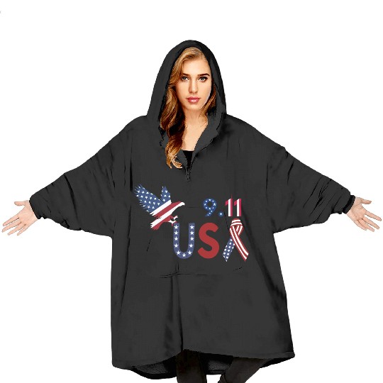 Patriot Day 9.11 Blanket Hoodies