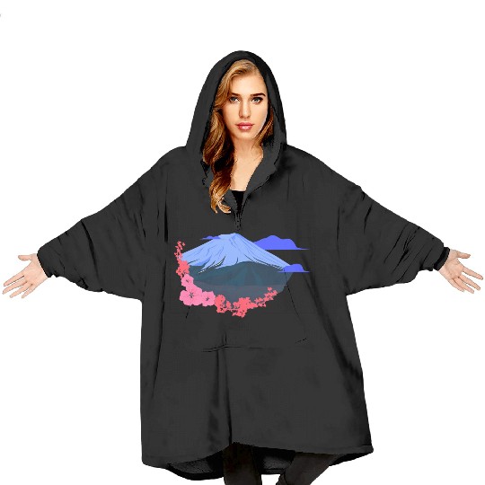 Mount Fuji Blanket Hoodies